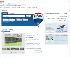 remaxonthebay.com: RE/MAX ON THE BAY Has Maryland Homes Listed Online
Maryland homes for sale from experienced real estate agents at RE/MAX ON THE BAY