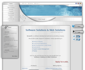 terasoft.info: Terasoft - Professional Software Solutions & Web Solutions from Leading Experts
Terasoft is a software development and service providing company. Specializing in medical software, customized applications, web development, digitizations, digital content management and paging.