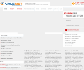 vale-net.it: Crm - Customer Relationship Management - Xrm - Supply Chain Management - Vale Net
CRM (Customer Relationship Management) e la sua evoluzione xRM: le soluzioni di Vale Net che consentono alle aziende la gestione dei processi d'interazione con i clienti. Supply Chain Management (SCM) è un processo di gestione aziendale per ottimizzare la consegna di prodotti e informazioni dal fornitore al cliente. Supply Chain Management (SCM) è un processo di gestione aziendale per ottimizzare la consegna di prodotti ed informazioni dal fornitore al cliente.