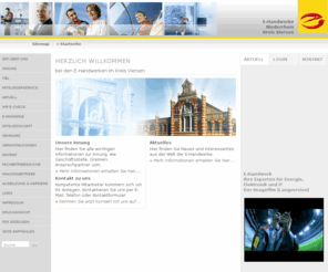 e-handwerk-niederrhein.de: E-Handwerke Niederrhein - Kreis Viersen: Herzlich willkommen
Die Innung E-Handwerke Niederrhein - Kreis Viersen vertritt die Betriebe des Elektrohandwerks im gesamten Kreisgebiet.