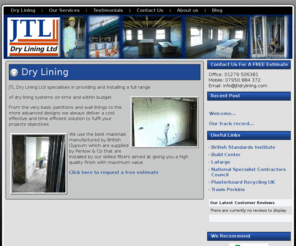 jtldrylining.com: JTL Dry Lining
Dry Lining Services For the Construction Industry