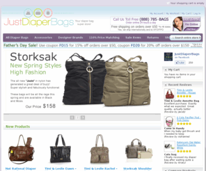 justdiaperbags.com: JustDiaperBags.com Your super store for - designer diaper bags
JustDiaperBags.com - Designer Diaper Bags for Less.