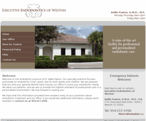 paxtonendo.com: Executive Endodontics of Weston - Kellie Paxton, D.M.D., M.S.
www.endoweston.com <http://www.endoweston.com>  - Executive Endodontics of Weston - Kellie Paxton, D.M.D., M.S. for treatment and for dentist dental care of root canals related to endodontic procedures.