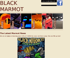 blackmarmotband.com: BLACK MARMOT
Home of Black Marmot, the alternative folk rock band from Boston.  Get music, photos, tour dates, album info, and more.