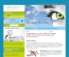 lasik-dubai.ae: Augenlaser und Lasik in Dubai
Durch Augenlasern (Lasik mit Augenlaser) in Dubai Kurzsichtigkeit,  Weitsichtigkeit und Astigmatismus behandeln.