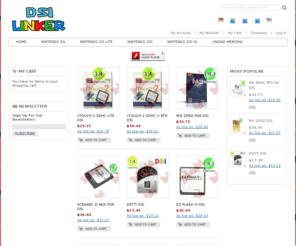 linkerdsi.com: Linker DSi : Linker DS, DS Cart, SuperCard, M3i ZERO, DSTwo, R4, I-Touch, DsTTi Linker DSI
LinkerDSi purpose exsclusively  NDS and NDSi linker, R4 Revolution, R4i, Magic Vi, I-Touch I and lot others.