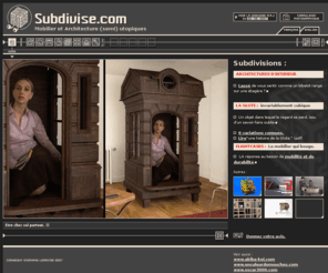 subdivise.com: subdivise, mobilier et architecture (semi)utopiques.
Des idées auxquelles les images donnent corps. Des conteneurs pour abriter bien plus que des objets. 