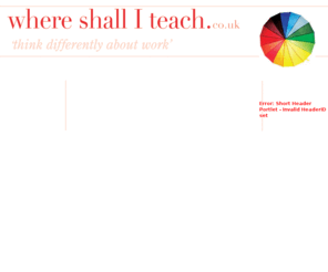 whereshalliteach.co.uk: Where shall i teach, where shall i teach the place to find out what a school is like, before joining ---
Where shall i teach, where shall i teach the place to find out what a school is like, before joining