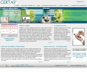 certas.com: CERTAS - Researcher Configurable EDC System for Clinicians and Researchers
CERTAS - Researcher Configurable EDC System for Clinicians and Researchers