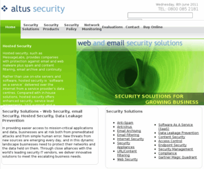 double-six.net: Altus Security - Web, Email and Content Security Solutions
Web and email Security Solutions from Websense, Barracuda Networks, Trend Micro, Blue Coat, Check Point, Clearswift, Mimesweeper, Sophos, Celestix, ScanSafe, SonicWall and Juniper Networks.