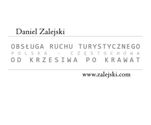 zalejski.com: Daniel Zalejski
Daniel Zalejski - Strona Oficjalna