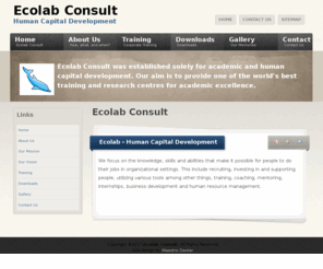 ecolabconsult.com: Ecolab - Human Capital Development
Ecolab consult: providing the world best training and research centres for academic excellence.