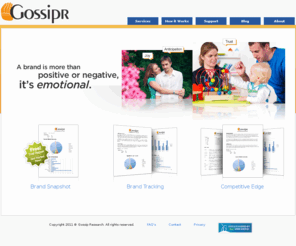 gossipresearch.com: Gossip Research - Social Media Emotions Research
Gossip Research provides emotional analysis in social media for brands & advertising agencies