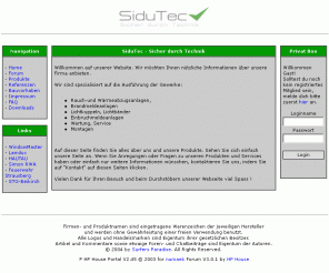 sidutec.de: Sidutec GbR - Sicherheit durch Technik - NRA - RWA
Rauch-und Wärmeabzugsanlagen, Sicher durch Technik