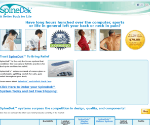 spinedocms.com: SpineDok™ Trust SpineDok To Bring Relief
Trust SpineDok To Bring Relief