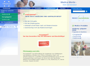 dorigrippin.biz: Doregrippin®
        —
        Medice
Website der Medice Arzneimittel Pütter GmbH & Co KG