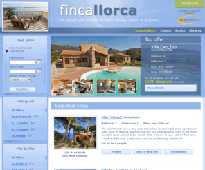 fincallorca.co.uk: Holiday villas for rent in Majorca (Mallorca) - Private villa in Majorca
Holiday villas for rent in Majorca (Mallorca). Private villa in Majorca