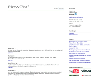 goodiecave.com: FlowPix - TV på tittarens villkor
FlowPix - Ett produktionsbolag med hög servicenivå inom TV, Webb-tv, Social Video, Intern TV, Reklam och Streaming