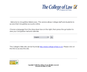 lawcol.com: GroupWise WebAccess
