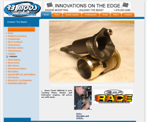 rbmods.net: RB Mods
RB Mods r/c nitro engine modifying.I have always taken great pride in my work, just like a Swiss watch maker or a fine wine maker. I will sell no engine before it�s time. I believe the service should not stop after the purchase of a Modified engine but rather I like talking to people that has bought one of my baby�s. People seem to stay in touch and call quite often sometimes just to talk and not even about the engines. I form a bond with my client�s and can be contacted anytime to talk about engines or performance options. One thing I love about what I do is listening to people�s war stories how they put the smack down on someone with one of my modified engines. It warms my heart to know I have given a little triumph or pleasure in someone�s life. 90 % of my client�s become like family to me. We talk about everything from Christmas Gifts to a family relative going in for surgery. Sure I make a living at what I do but the people are great and I give them something at a better price.  I am willing to help a person with a kind of engine I would want to buy to be modified to a technical conversation at 10 o�clock at night. I do anything for my client�s. They are like family to me. I even have people all over the world call me up and invite me to their homes for vacations. Let�s see Wal-Mart do that. My drivers are a big help too anytime you see them at a race they are more than willing to help out a person with their setup and even an engine loan for a day if theirs are not running. These are things I stress to my drivers. It is because of you, my clients, that make the wheels go around in the RB Mods community. I can�t stress to people enough to treat everyone like a brother even though you are in competition with them and I try to promote sportsmanship. I want to see everyone in my mod family happy and will do anything I can for them. If an engine gets a little goofy send it in and let me look at it. If I can fix it I will. If you need a new engine you will get one at a reduced price, if your sleeve needs a pinch? Free. Now isn�t that easy? If all else fails, one thing is for sure, you can always count on me in your corner. 
-Rick Brake 