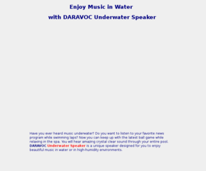 daravoc underwater speaker