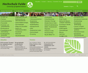 fh-fulda.de: Hochschule Fulda: Startseite
Hochschule Fulda, University of Applied Sciences