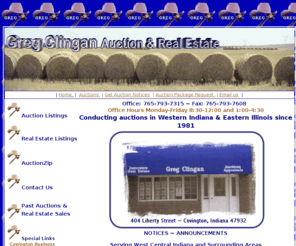 gregclingan.com: Greg Clingan Auction & Real Estate
