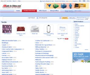 lzdh.com: China Textile, Textile Catalog, China Textile Manufacturers
China Textile catalog and Textile manufacturer directory. Trade platform for China Textile manufacturers and global Textile buyers provided by Made-in-China.com.