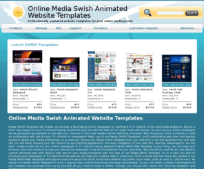 swishmediatemplates.com: Online Media Swish Web Templates | Swish Animated Media Website Templates
Online Media Swish Animated Web Templates