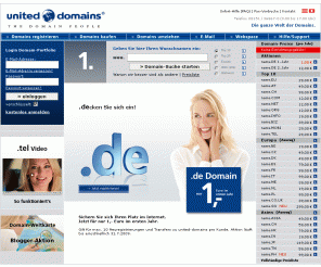 united-domains.de: united-domains.de - Domain-Namen schnell und einfach registrieren
united-domains.de - Domains suchen, registrieren, verwalten und handeln