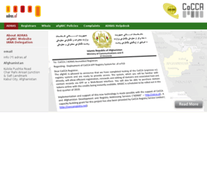 adras.af: Afghanistan Development and Registry Services
Afghanistan Development & Registry Adressing Services