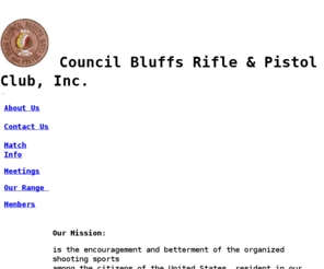 cbr-pc.org: Council Bluffs Rifle and Pistol Club, Inc.
Council Bluffs Rifle and Pistol Club, Inc., Council Bluffs, Council Bluffs Rifle, cbr-pc,