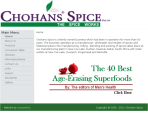 chohans.com: Chohans Spice
Chohans Spice - The Spice Works
