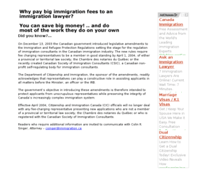 immigrationcanadaconsultant.com: Canadian Immigration Consultant
 A Canadian immigration consultant now has to be registered