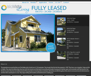 islavistaliving.com: Isla Vista Living
Isla Vista Living, Off-campus rentals in Isla Vista California.