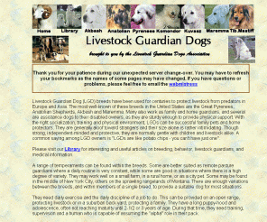 lgd.org: Livestock Guardian Dogs
