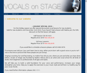 vocals-on-stage.com: Vocals On Stage
vocals on stage.