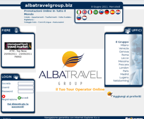 albatravel.biz: .:: Albatravel ::. il Tuo Tour Operator Online! Attualmente sono presenti 80.454 hotels, distribuiti in 163 stati e 7.064 città, descritti con 437.792 foto e mappe.
