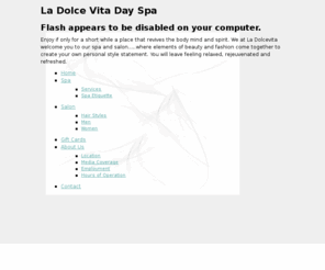 ladolcevitadayspa.com: La Dolcevita Day Spa - Kamloops Day Spa and Salon
