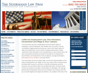 nourmandgroup.com: Los Angeles Employment Discrimination Lawyer - Los Angeles County Overtime Attorney - Long Beach Wage & Hour Lawyer
Free Consultation - The Nourmand Law Firm - Los Angeles Employment Discrimination Lawyer - Los Angeles County Overtime Attorney - Long Beach Wage & Hour Lawyer