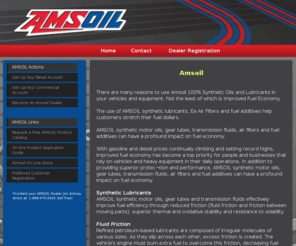 findsyntheticoil.com: AMSOIL
Amsoil synthetic oil, gear oil, diesel oil, motorcycle oil, industrial lubricants, ATF, and other truck and car care products