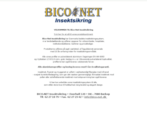 bico-net.dk: BICO-NET.dk
Bico-Net Insektsikring har Danmarks bedste insektsikringssystem.