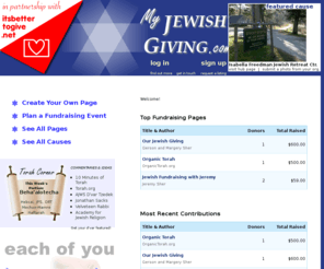 myjewishgiving.com: My Jewish Giving
My Jewish Giving