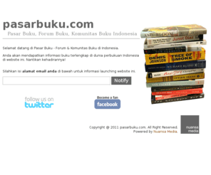 pasarbuku.org: Pasarbuku.com | Pasar Buku, Forum Buku, Komunitas Buku Indonesia
Pasar, Forum dan Komunitas Buku Indonesia