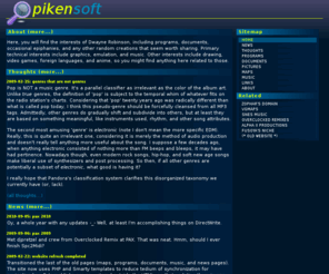 pikensoft.com: Piken's Pursuits - software, documents, and random thoughts
Emulation programs and documents.