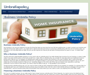 umbrellapolicy.com: Umbrella Policy
Umbrella Policy: Insurance resources and information at umbrellapolicy.com.