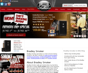 bradleysmoker.com: Smokers, Meat Smokers, BBQ Smokers, Electric Smokers | Bradley Smoker
Bradley Smoker gourmet meat & food smoking products. We carry BBQ smokers, meat smokers, electric smokers, propane smokers, smoker grills & much more.