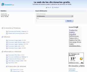 diccionarios-gratis.com: La web de los diccionarios gratis.. diccionarios online. glosarios de terminos. La web de los diccionarios gratis.
diccionarios, diccionarios online. glosarios de terminos. Consulta diccionarios gratis y glosarios de terminos sin limite. | alojamiento web por ferca.com