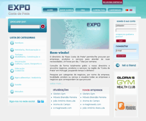 expo-costa-prata.com: Expo Costa de Prata - O comércio regional na internet
O principal comércio da região portuguesa Costa de Prata disponível na Internet. Seleccione a empresa que lhe poderá fornecer os melhores produtos ou serviços.