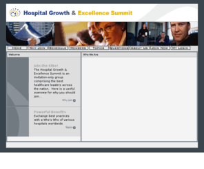 hospital-growthsummit.org: Hospital Growth & Excellence Summit
The Healthcare Admin Summit is the nation's top leaders in healthcare administration management who meet monthly to share top ideas and best practices